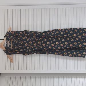 Ann Taylor Loft Sleeveless Tie Waist Dress